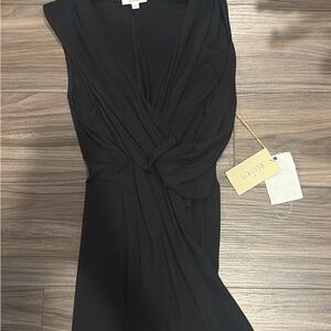EcoSkin black sleeveless dress